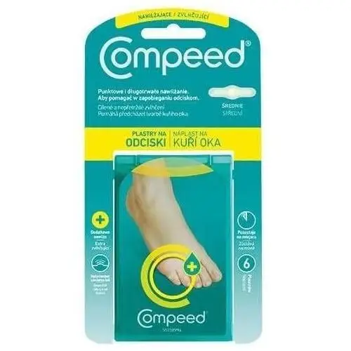 COMPEED Plaster nawilżający przeciw odciskom x 6 sztuk