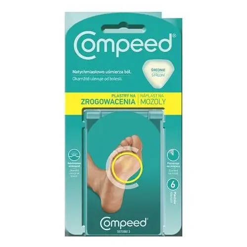 Johnson&johnson Compeed plastry na zrogowacenia x 6szt