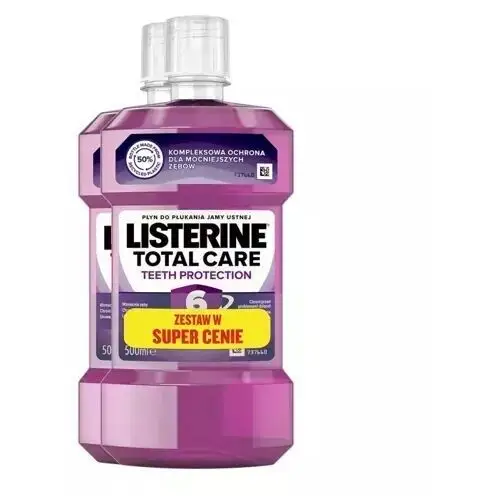 Johnson&johnson Listerine total care 500ml x 2 sztuki