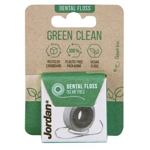Green clean ekologiczna nić dentystyczna 30m Jordan