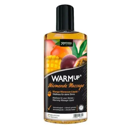 Joydivision warmup - rozgrzewający olejek do masażu - mango - marakuja (150ml)
