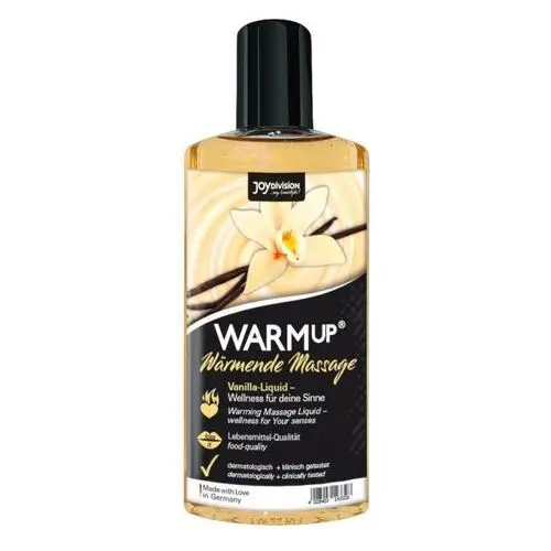 JoyDivision WARMup - Rozgrzewający olejek do masażu - Wanilia (150ml)