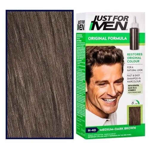 Just for men – odsiwiacz do włosów dla mężczyzn, 66 ml h40