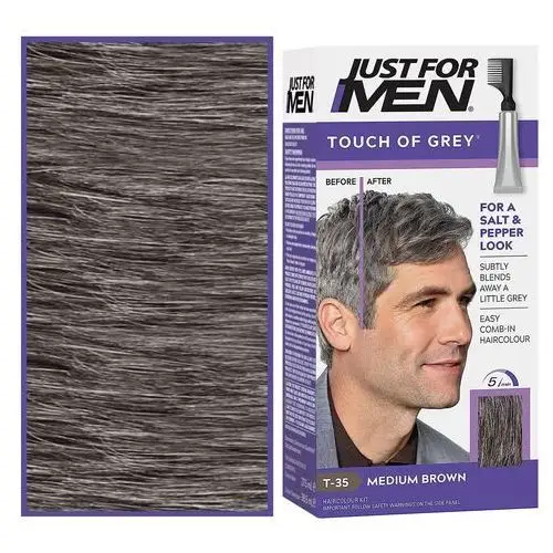 Just For Men Touch of Grey odsiwiacz T-35 średni brąz 40 g