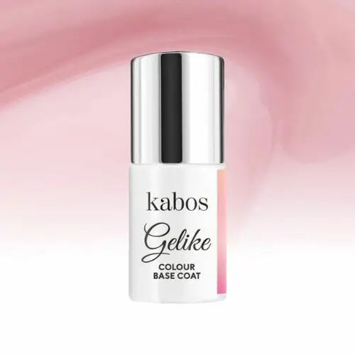 Kabos GELIKE COLOUR BASE COAT - PINK SKY Kolorowa baza lakieru hybrydowego