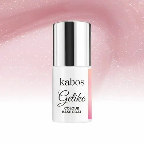 Kabos gelike colour base coat - sparkle mist kolorowa baza lakieru hybrydowego