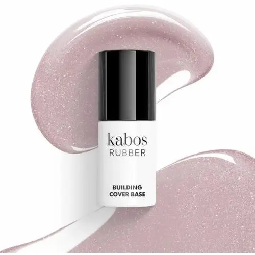 Rubber building cover base - shiny dusty blush kauczukowa baza budująca Kabos