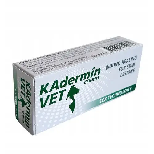 KAdermin Vet 50ml krem dla zwierząt rany, otarcia, oparzenia, owrzodzenia