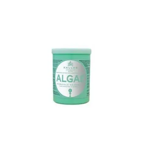 Kallos algae moisturizing mask with algae extract and olive oil nawilżająca maska z ekstraktem algi i olejem oliwkowym do włosów suchych 1 l