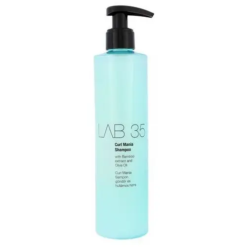 Kallos lab 35 szampon do włosów kręconych bez parabenów curl mania (with bamboo extract and olive oil) 300 ml