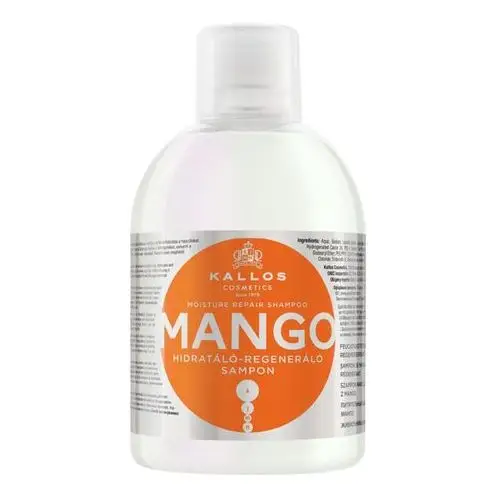 Nawilżający szampon do włosów z olejkiem z mango 1000 ml Kallos