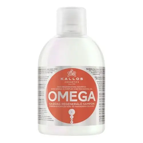 Regenerujący szampon do włosów z kompleksem omega-6 1000 ml Kallos
