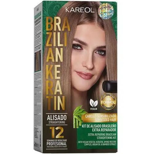 Kareol brazilian keratin extra repair kit - regenerujący zestaw do keratynowego prostowania