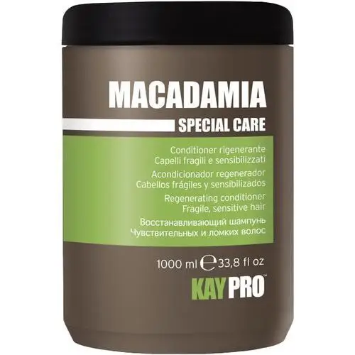 Kaypro macadamia special care - odżywka do włosów delikatnych i cienkich, 1000ml
