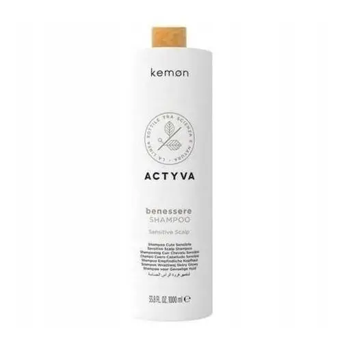 Kemon Actyva Benessere Sensitive Scalp 1000ml szampon do wrażliwej skóry gł