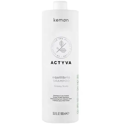 Kemon Actyva Equilibrio regulujący szampon do przedłużającej się skóry głowy 1000ml