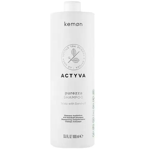 Actyva purezza - przeciwłupieżowy szampon, reguluje sebum, 1000ml Kemon