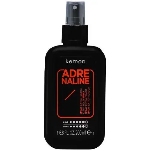 Kemon Adrenaline Extra-Hold Spray - bardzo mocny lakier do włosów, 200ml