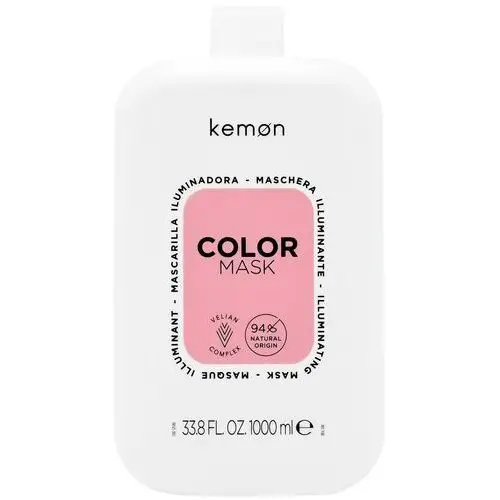 Kemon Color Illuminating Mask - maska rozświetlająca do włosów farbowanych, 1000ml