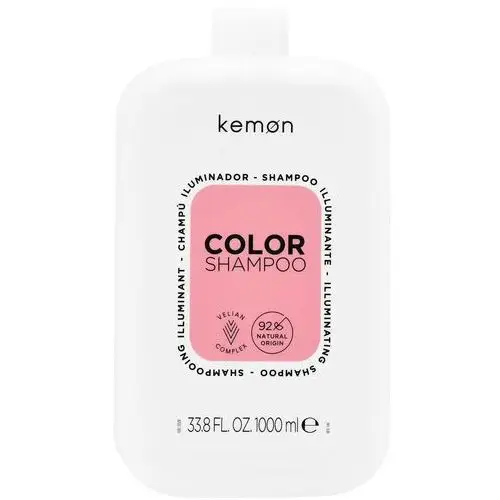 Color illuminating shampoo - szampon rozświetlający do włosów farbowanych, 1000ml Kemon