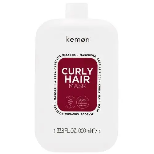 Kemon curly hair mask - maska nawilżająca do włosów kręconych, 1000ml