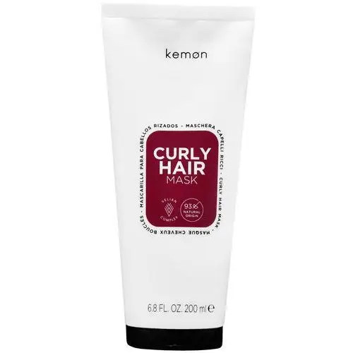 Kemon curly hair mask - maska nawilżająca do włosów kręconych, 200ml