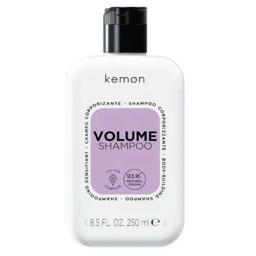 Kemon Volume Shampoo zwiększający objętość szampon do włosów cienkich 250ml, KCA0600