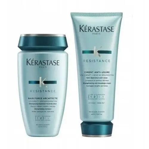 Kerastase Architecte Zestaw Odbudowujący Włosy Szampon 250ml Odżywka 200ml