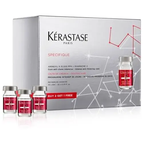 Kérastase Spécifique Aminexil – Kuracja Przeciw Wypadaniu Włosów, Zestaw 30x 6 ml, K213-E4158700