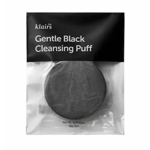 Gentle black cleansing puff 5g Klairs