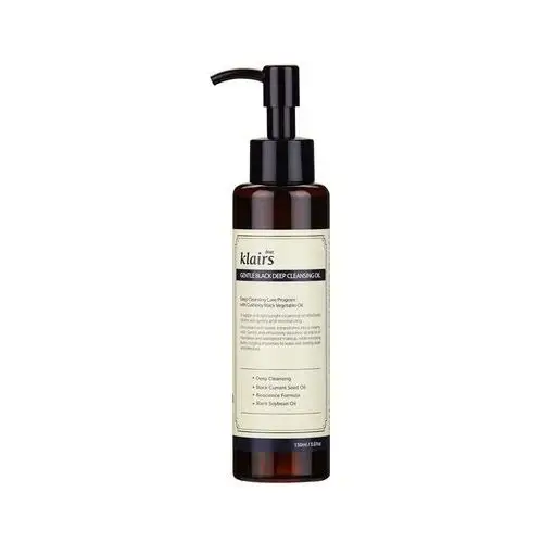 Klairs Gentle black deep cleansing oil 150 ml