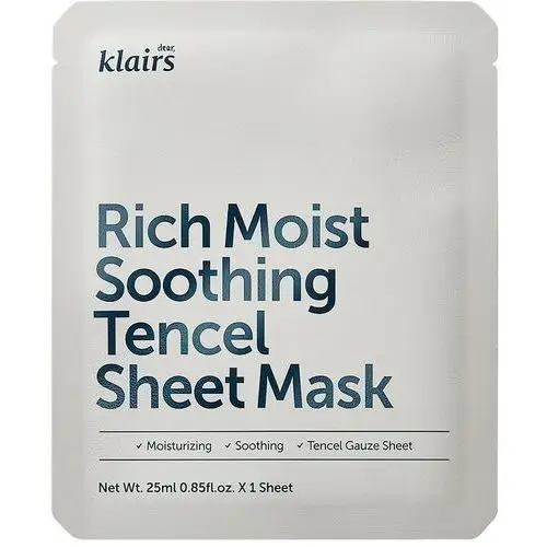 Klairs rich moist soothing tencel sheet mask 25 ml