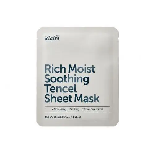 Klairs rich moist soothing tencel sheet mask 25 ml