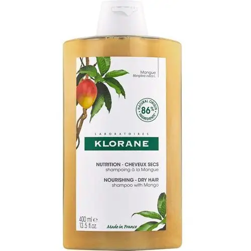 Klorane mango nourishing szampon do włosów 400 ml dla kobiet