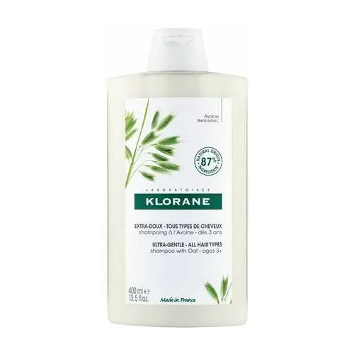 Klorane oat milk ultra-gentle szampon do włosów 400 ml dla kobiet