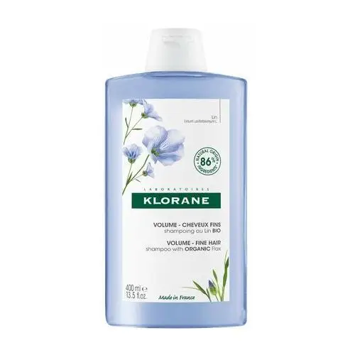 Klorane Organic Flax Volume szampon do włosów 400 ml dla kobiet