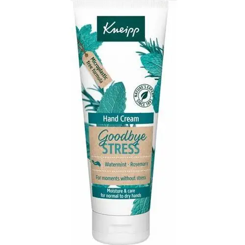 Kneipp goodbye stress water mint & rosemary hand cream 75 ml