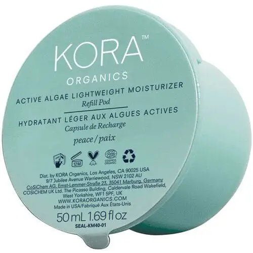 Kora Organics Active Algae Lightweight Moisturizer Refill Pod (50 ml), KM40-REFILL