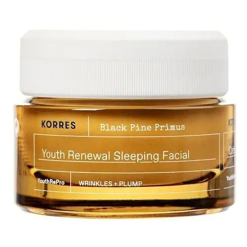 KORRES Black Pine Primus Erneuernde Nachtcreme gegen Falten Krem na noc 40 ml