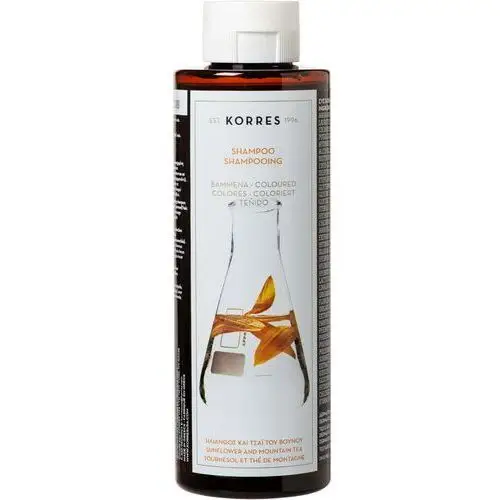 Korres Shampoo Sunflower and Mountain Tea For Coloured Hair