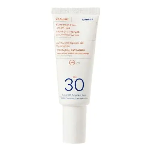 Korres Yoghurt krem - żel ochronny do twarzy spf30