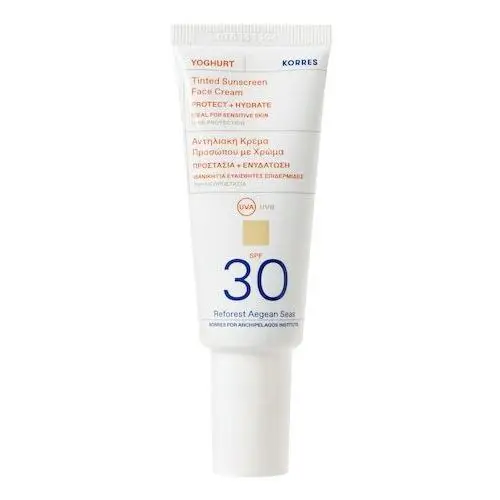 Korres yoghurt spf30 face tonujący krem do twarzy 40 ml getönt