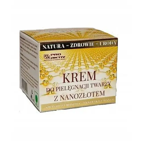 Krem do twarzy z nanozłotem 50ml Pro Aktiv