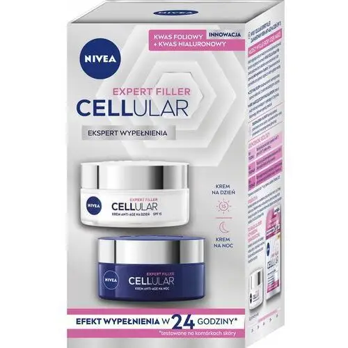 Krem Nivea Hyaluron Cellular Filler na dzień i noc