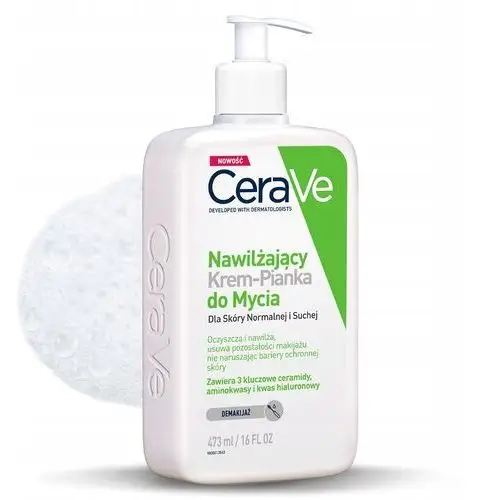 Krem-Pianka CeraVe Nawilżający do Mycia Skóry Normalnej i Suchej 473 ml