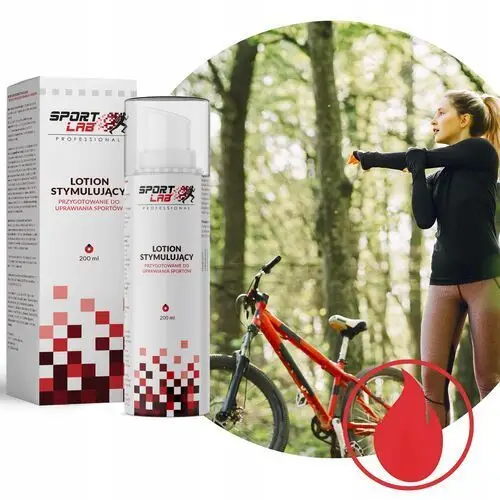 Krem Rozgrzewający Sportlab Lotion Stymulujący 200ML Dla Rowerzystów