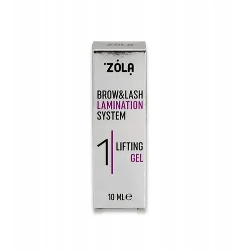 Krok do laminacji brwi Zola 01 Lifting gel