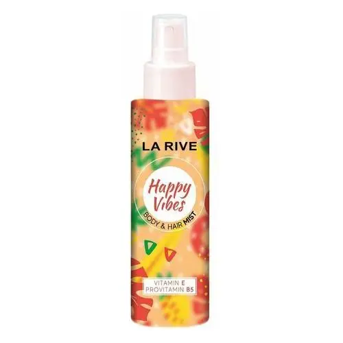 Happy vibes, zapachowa mgiełka do ciała i włosów, 200ml La rive