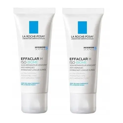 La Roche-posay Effaclar H Iso-biome Krem przeciw niedoskonałościom 2x40ml