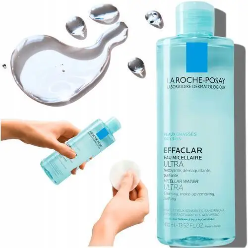 La Roche-Posay Effaclar Woda Micelarna do Demakijażu Skóry Tłustej 400ml